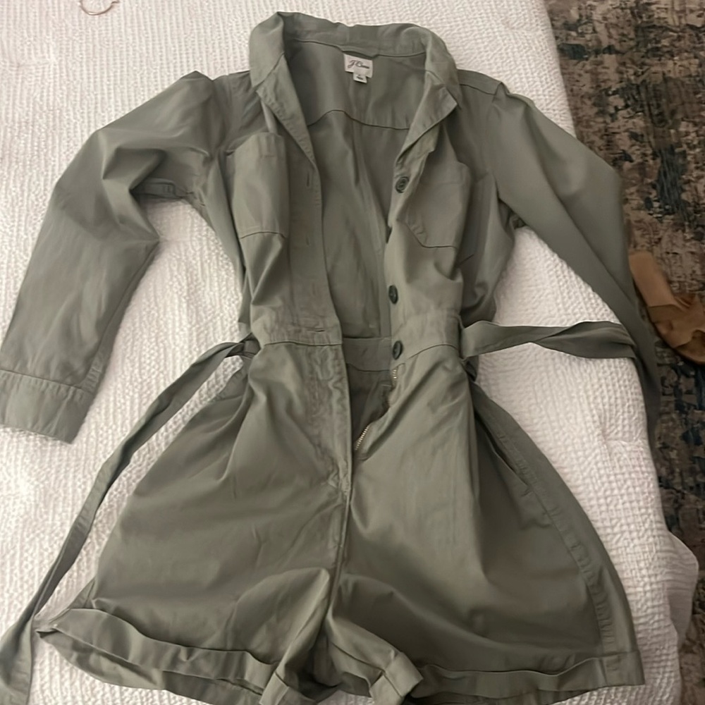 Jcrew cotton romper